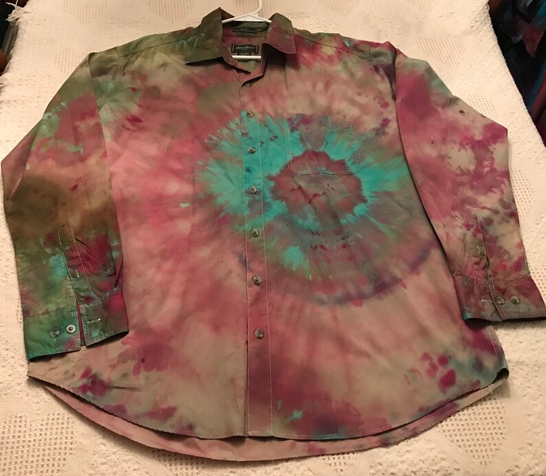 Blazin Donuts Phish Fishman Men/'s Button Up Collar Longsleeve Shirt Size XL