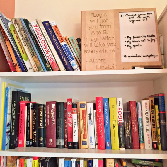 Quote engraved whiteboard Inspiration whiteboard Etsy