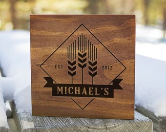Custom Bar Sign, Bar Sign, Established Sign, Home Bar Sign, Gifts for Him, Gifts for Dad, Gifts for Boyfriend, Birthday Gift (GP1112)