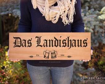 Wooden Bar Sign, Custom Bar Plaque, Man Cave Sign, Gift for Dad, Personalized Bar Sign, Guy Gift, Anniversary Gift (GP012)
