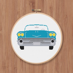 Classic Car Cross Stitch Pattern