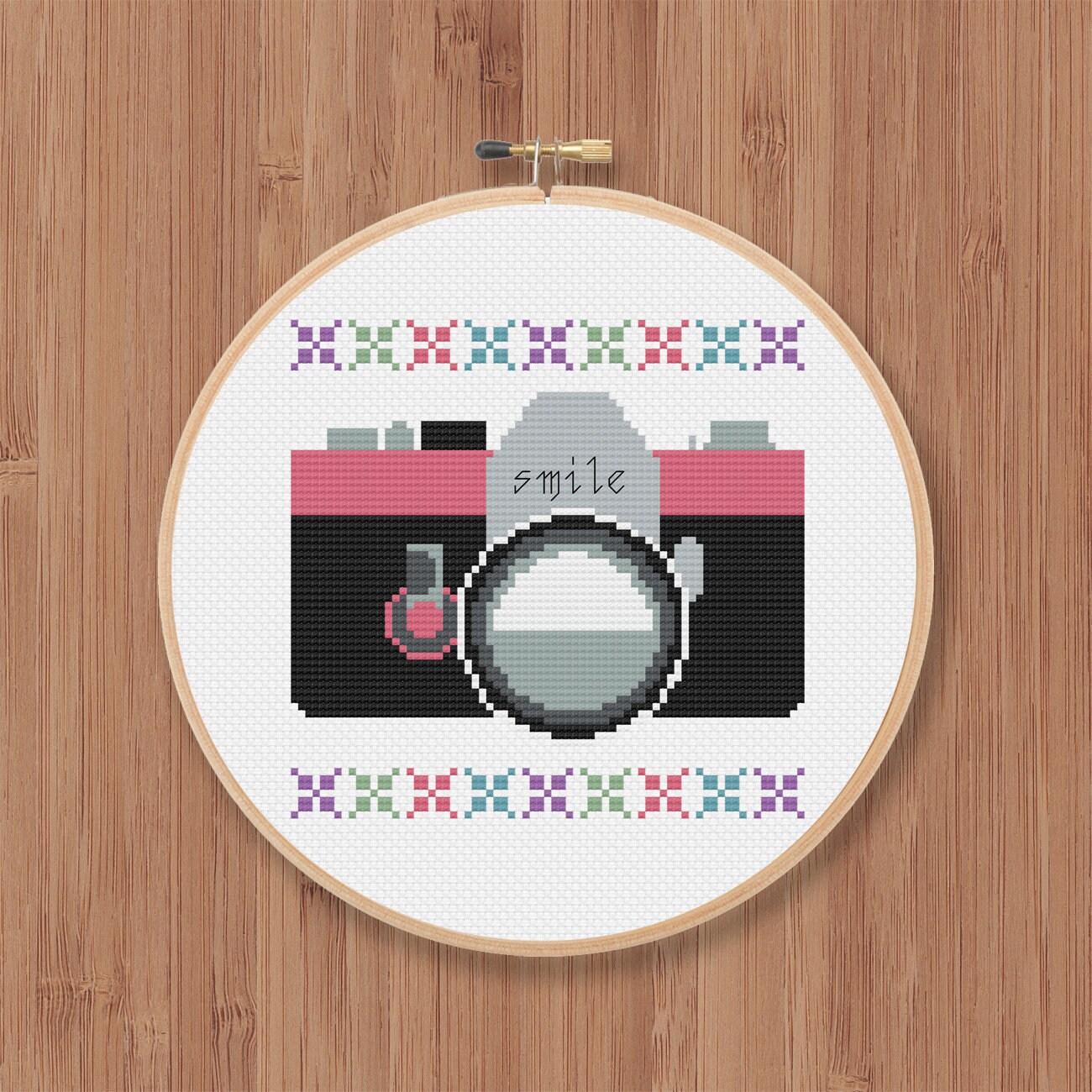 Vintage Camera Cross Stitch Pattern Etsy