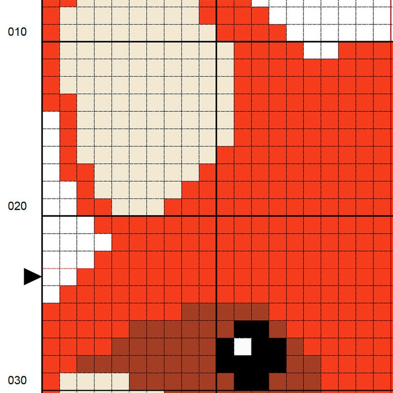 Fox Cross Stitch Pattern image 4