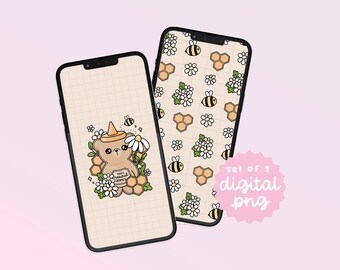 Sweet as Honey Phone wallpaper set