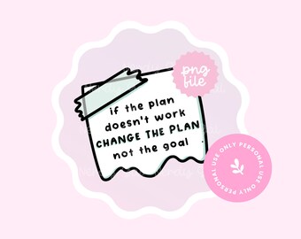 Change the Plan Die Cut PERSONAL USE ONLY