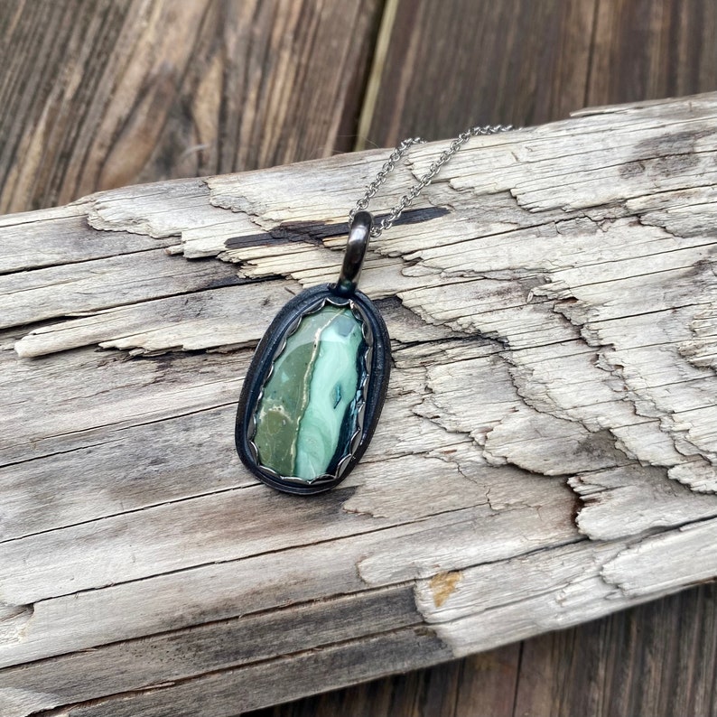 Mystic Sage Variscite pendant image 3