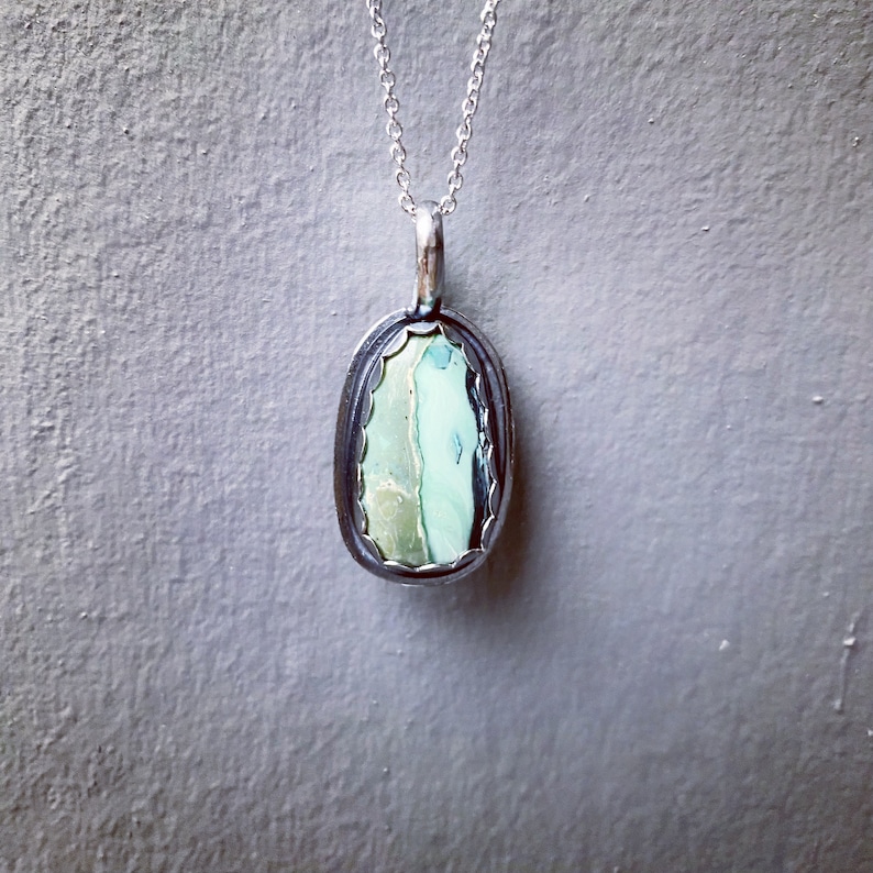 Mystic Sage Variscite pendant image 1