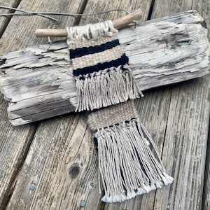 Small chest weaving statement pendant