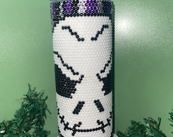 Jack 20 oz. Skinny Custom Made Rhinestone Tumbler