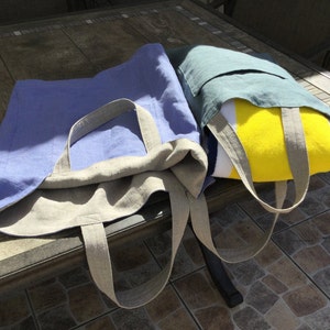 linen tote bag, linen shopping bag, linen market tote, linen tote, linen grocery bag, reusable tote bag, linen bag, market bag, beach bag