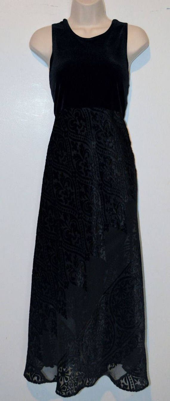 Black velvet,sheath, gown,,sz 8,excellent,,RTW,New