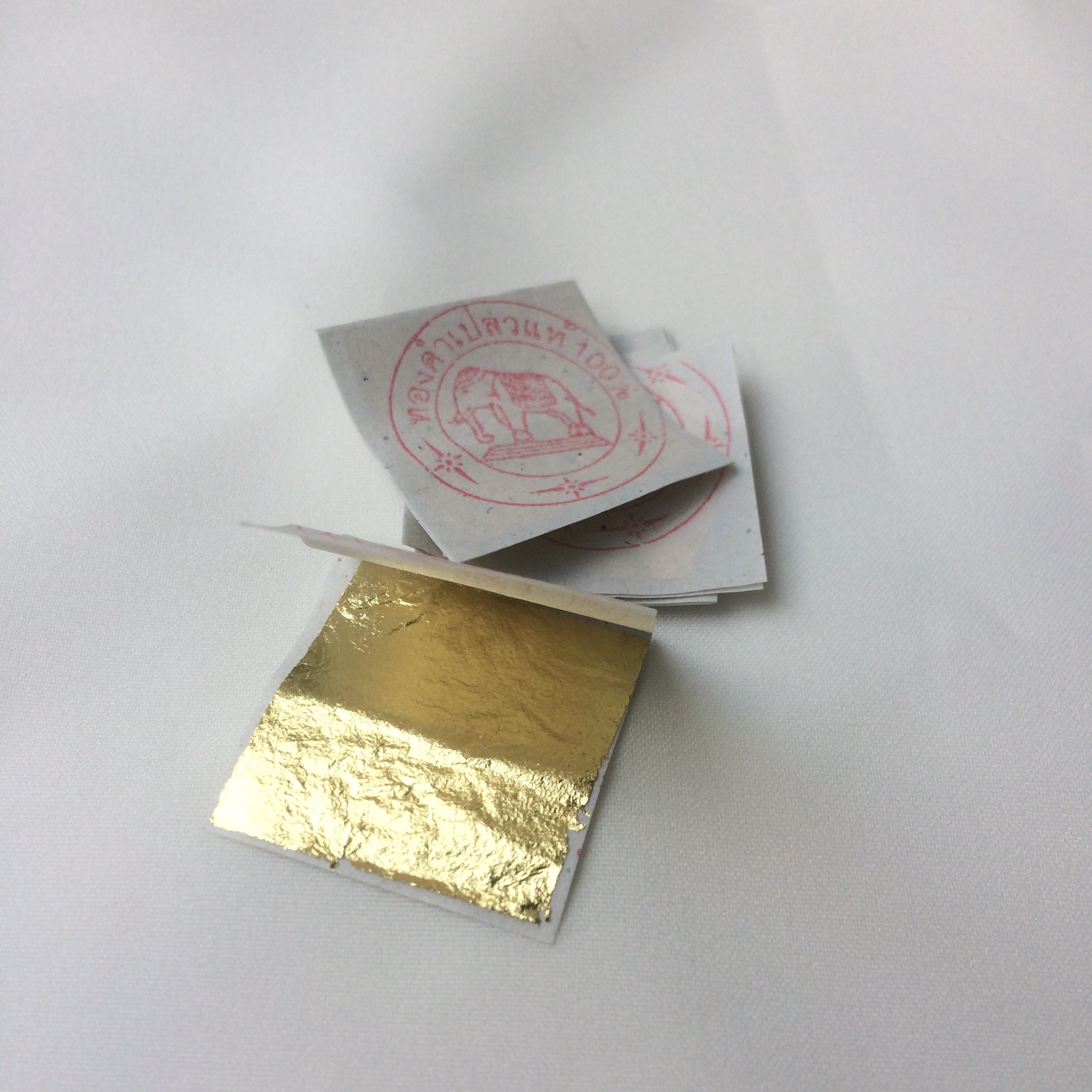 Gold Leaf Gilding Kit Includes 25 Sheets Italian Gold Leaf 1.4cm X