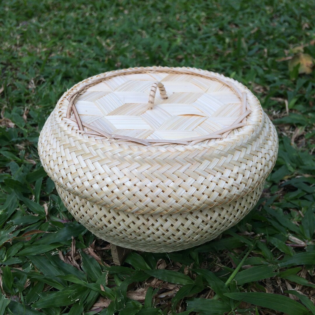 Natural Bamboo Sticky Rice Steamer Pot Etsy