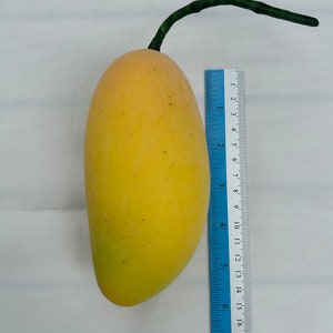 3 pcs Artificial Mangoes Faux Fake Fruit for Display zdjęcie 2