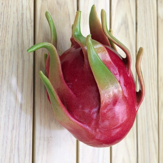 Artificial Dragon Fruit Faux Dragon Fruit Fake Dragon Fruit Etsy