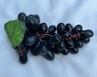 2 grappes de faux raisin fruit artificiel, faux fruits pour l’affichage, décoration intérieure, décoration de cuisine, accessoire