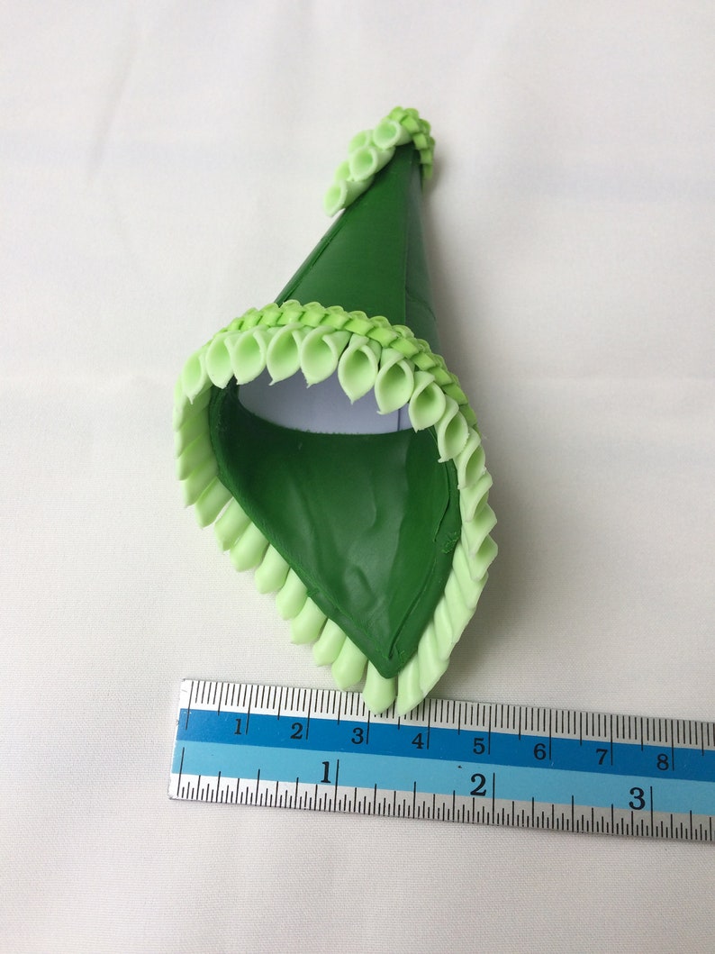 3 Pcs Fake Banana Leaves Cone Clay Banana Leaves Cone Etsy