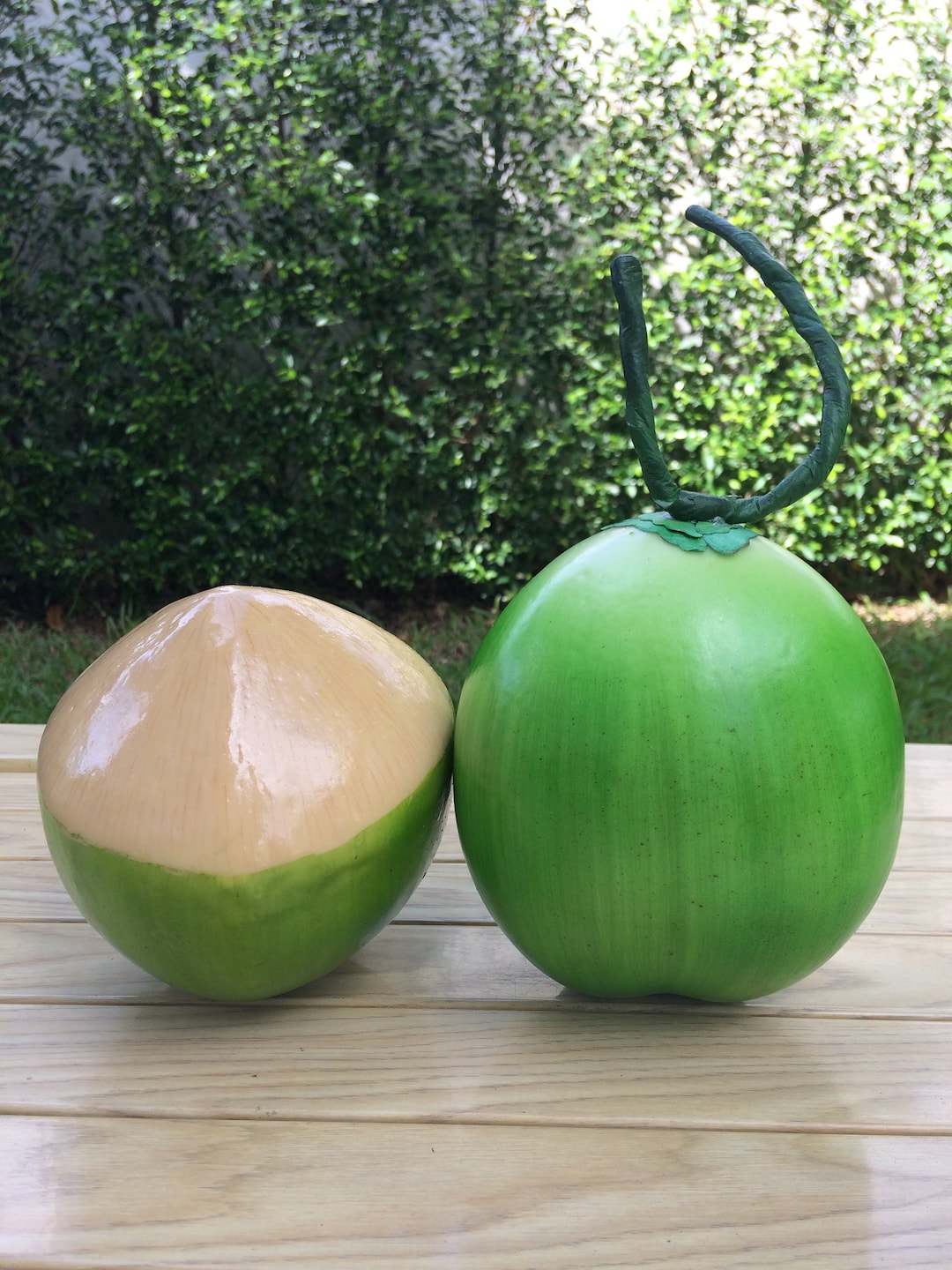 Fake Coconut Artificial Fruit for Display,, Home Decor, Kitchen Decor