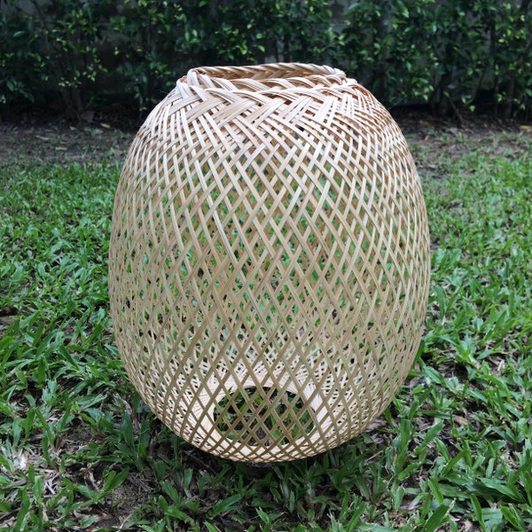 Hand Woven Bamboo Lamp Shade DIY Lamp for Home Decor