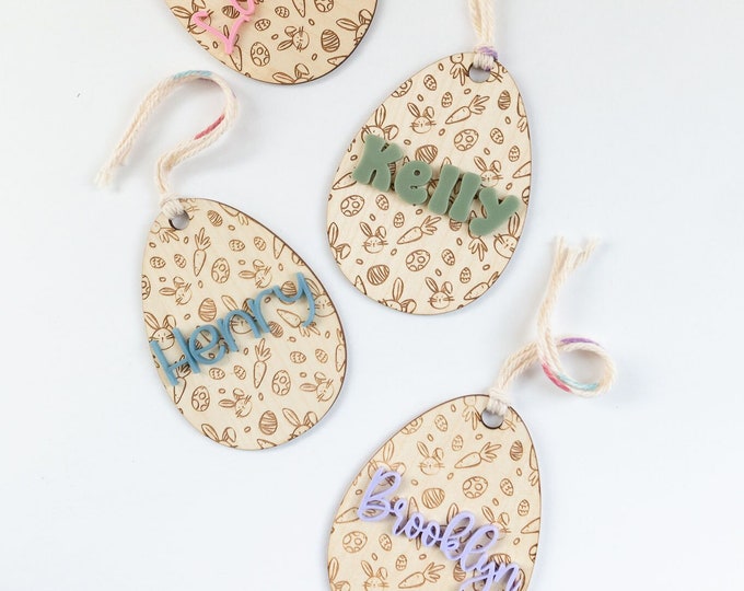 Personalized Easter Basket Tag