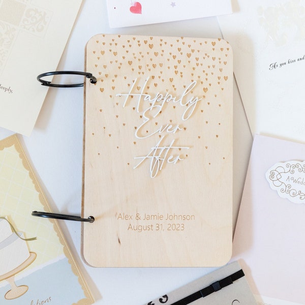 Wedding Gift Card Keeper| Personalized Wedding Gift | Card Storage | Card Book |  Card Keeper | Wedding Photo Album | Bridal Shower Gift
