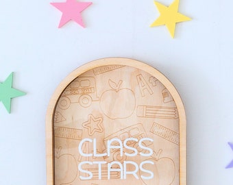 XL Klassenzimmer Belohnung Glas | Klasse Stern Krug | Ganzes Klasse Belohnungssystem | Klassenzimmer-Belohnungen | Lehrer-Klassenzimmer | Lernhilfe | Kinder Geschenke