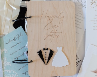 Wedding Gift Card Keeper| Engagement Gift | Wedding Shower Gift | Card Book | Wooden Card Keeper | Wedding Photo Album | Bridal Shower Gift