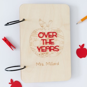 Cadeaux uniques pour enseignants | Porte-cartes | Cadeau de fin d'année pour professeur | Appréciation de l'enseignant | Stationnaire | Cadeaux personnalisés | Cartes de Noël pour professeur