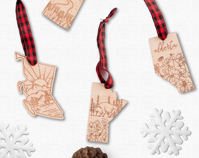 Canadian Province Ornaments