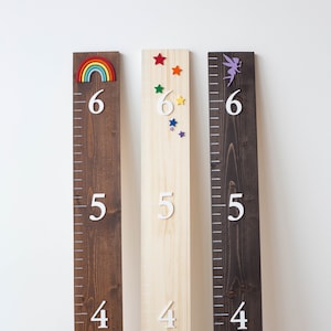 Growth Chart Ruler 3D | Playroom Decor | Wall Ruler | Personalized Wood Growth Chart | Nursery Decor Signs | Kids Wall Art | Toddler Bedroom