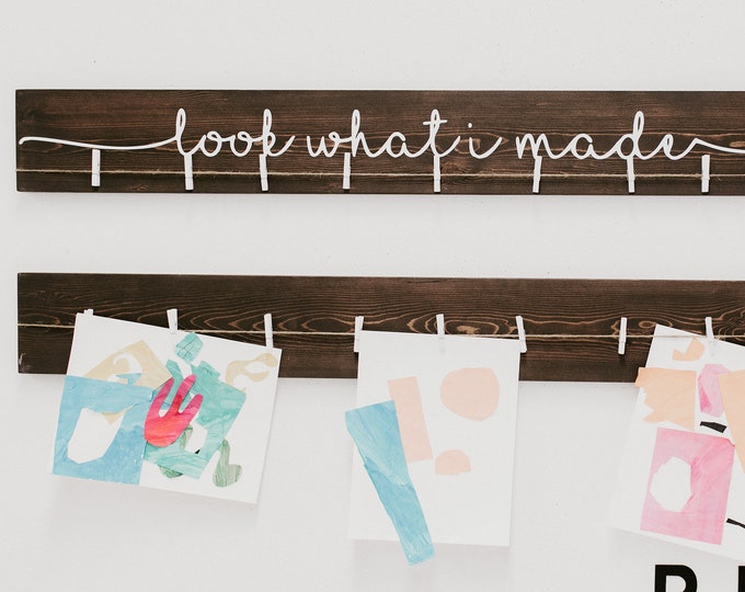3D Craft 36"  Look What I Made Sign +  Additional Blank Sign