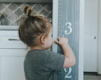 Customizable Growth Chart | Personalized Name Growth Chart | Ruler | Nursery Decor | Playroom Decor | Growth Ruler | Family Growth Chart