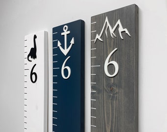 Growth Chart Ruler 3D | Playroom Decor | Wall Ruler | Baby Shower Gift | Chart | Nursery Decor Signs | Kids Wall Art | Toddler Bedroom