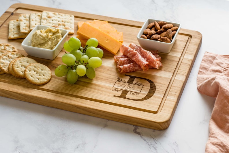 Personalized Cutting Board Custom Cutting Board Chopping Board Cheese Board Engraved Items Wedding Gift Closing Gift New Home image 7