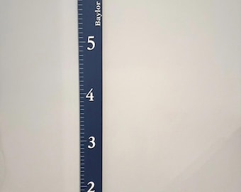 3D Wood Growth Chart Ruler | Personalized Kids Decor | Wall Wood Ruler | Nursery Decor | Playroom Decor | Growth Ruler | Family Growth Chart