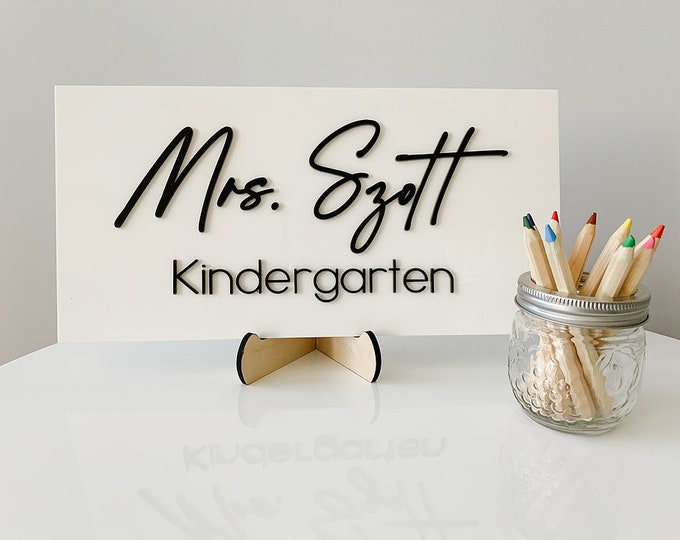 Custom Acrylic Name Sign