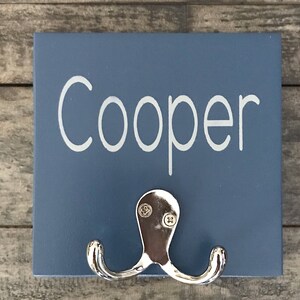 3D Kids Name Hook Kids Towel Hanger Kids Mudroom Hook Personalized Hook Bathroom Decor Bag Hook Kids Decor Back To School Sign image 3