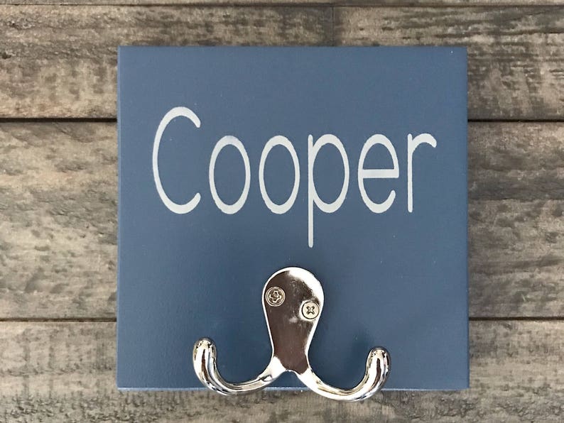 3D Kids Name Hook Kids Towel Hanger Kids Mudroom Hook Personalized Hook Bathroom Decor Bag Hook Kids Decor Back To School Sign image 3