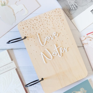 Gardienne de cartes-cadeaux de mariage| Cadeau de fiançailles | Cadeau de shower de mariage | livre de cartes | Porte-cartes en bois | Album photo de mariage | Cadeau nuptiale de douche