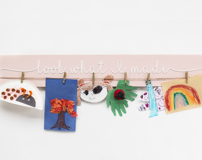 3D Kids Craft Holder Look What I Made Sign | 36"