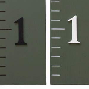 Puede incluir: Un gr&aacute;fico de crecimiento de madera verde con n&uacute;meros negros y blancos. El n&uacute;mero uno se muestra dos veces, una vez en negro y otra en blanco.