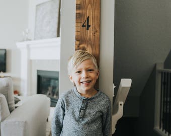 Customizable Growth Chart Ruler | Wooden Growth Chart | Wall Ruler | Family Growth Chart | Nursery Decor | Playroom Decor | Growth Ruler