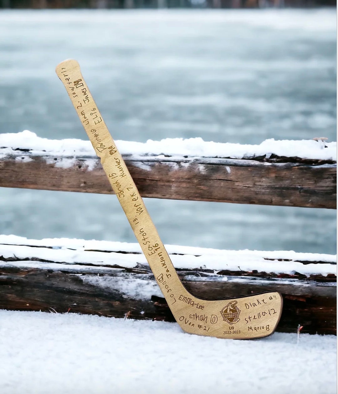 Engraved Name Hockey Team Mini Sticks Hockey Team Gifts Hockey Coach