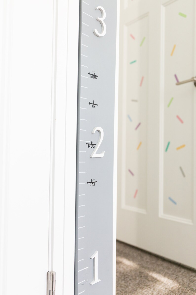 Height Markers for Growth Chart Growth Chart Arrow Simple Etsy