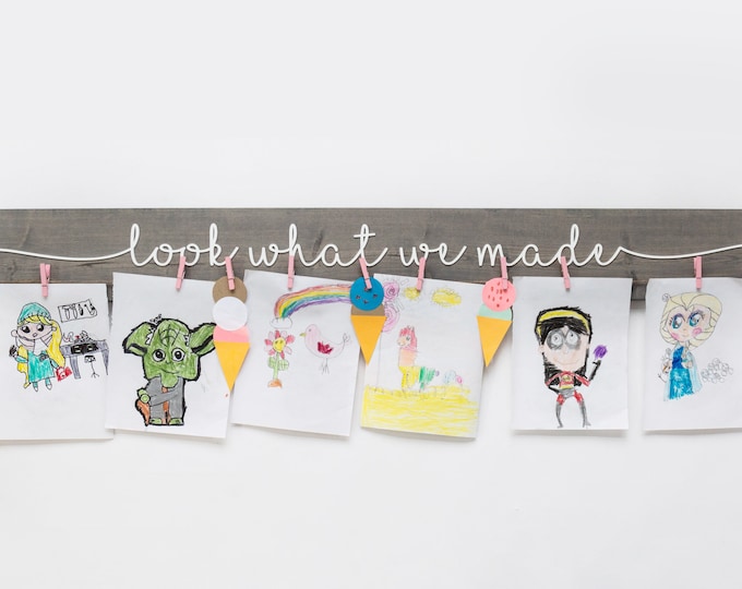 3D Kids Craft Look What I Made Sign | 60"