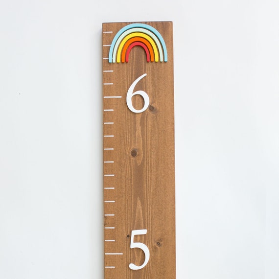 Growth Chart Ruler 3D Playroom Decor Wall Ruler Personalized Wood Growth  Chart Nursery Decor Signs Kids Wall Art Toddler Bedroom 