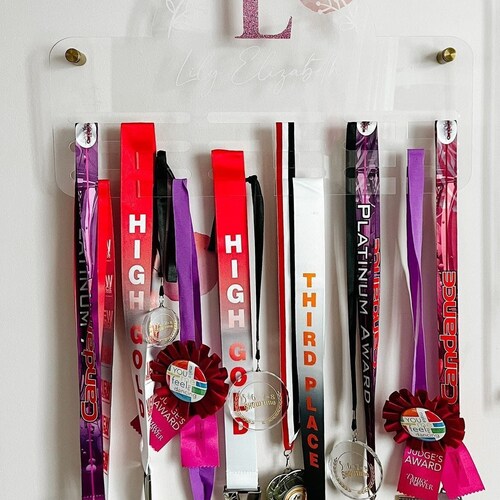 Dance Medal Holder | Gymnastics Medals Holder  | Gymnastics Ribbons | Gymnastics Gifts | Dance Gifts | Cheer Medals Holder | Back to School