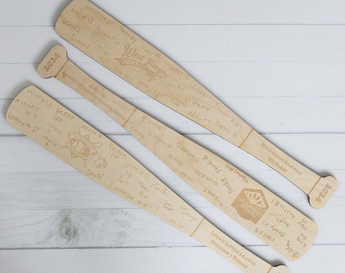 Personalized Mini Baseball Bats