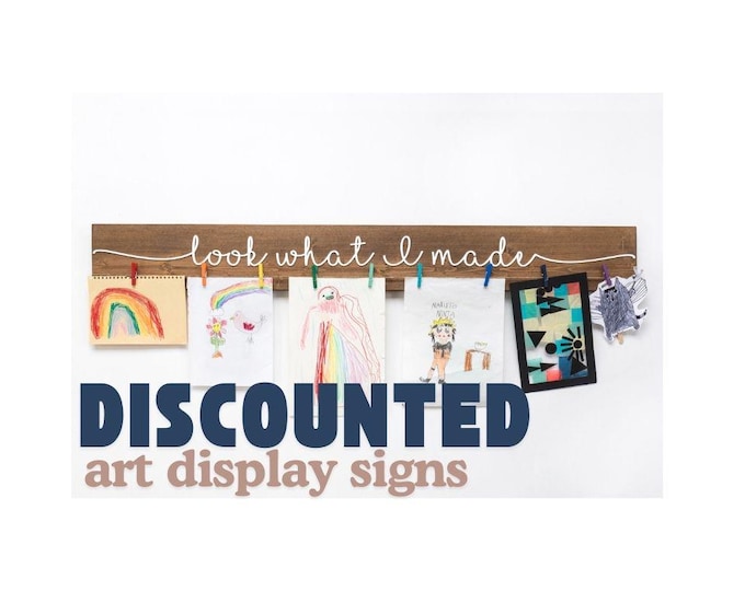 60" 3D Discounted Imperfect Stock Art Display Signs
