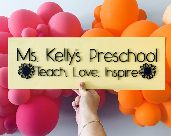 Custom Acrylic Name Sign